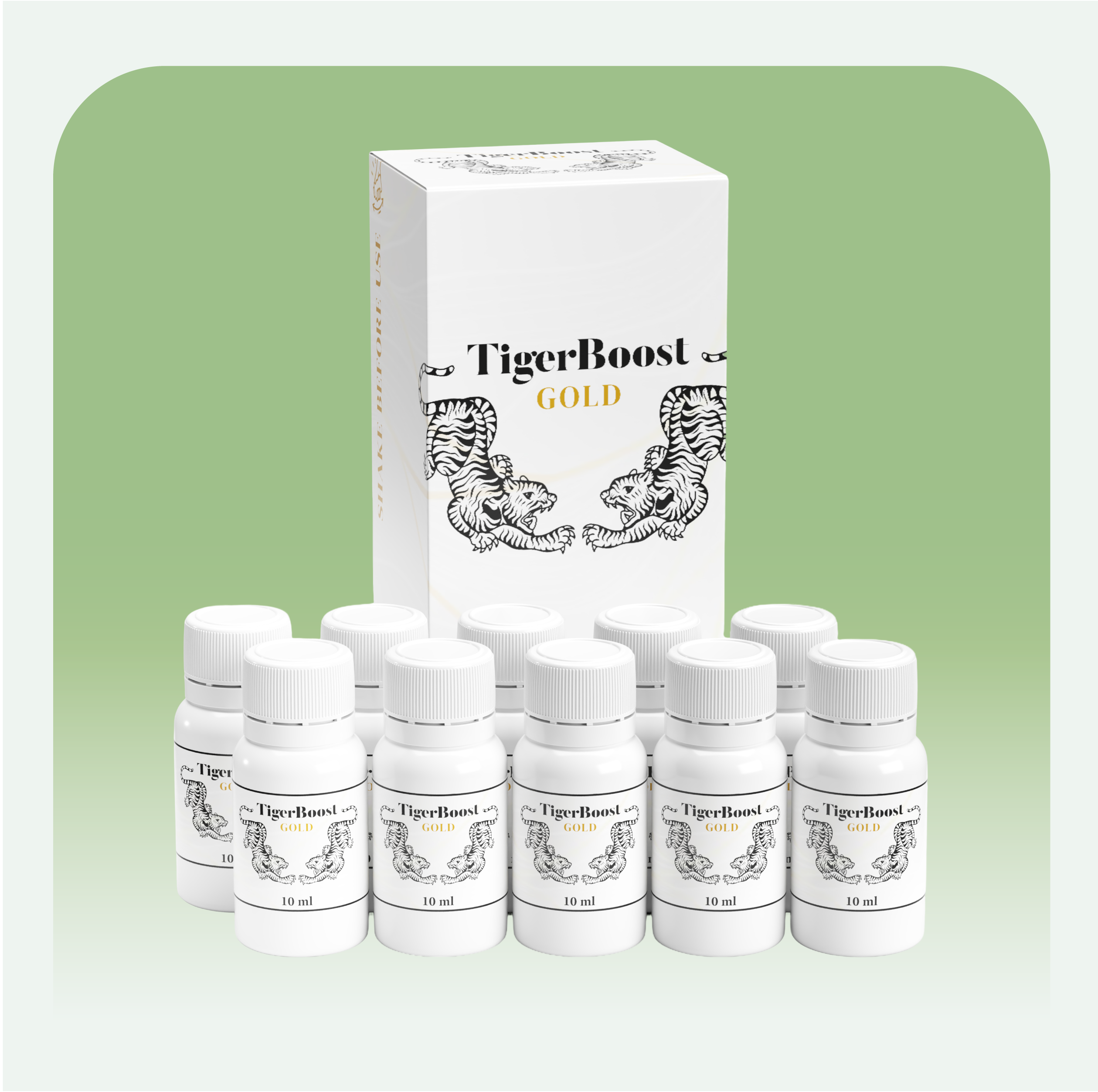 TIGERBOOST GOLD – 10 Viales x 10 ml